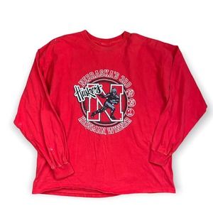 Y2k husker football long sleeve tee shirt